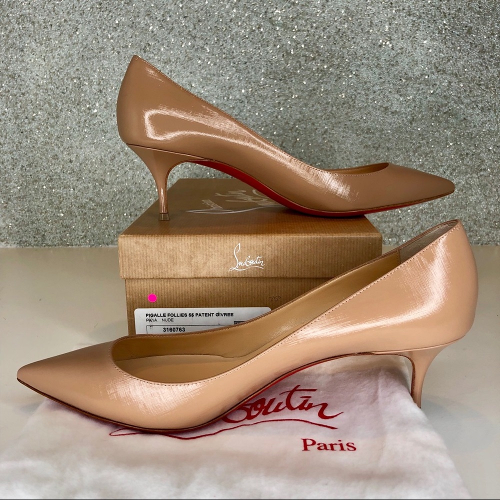 🔴sold🔴FIRM Louboutin Pigalle Follies 55 pump - Picture 4 of 8